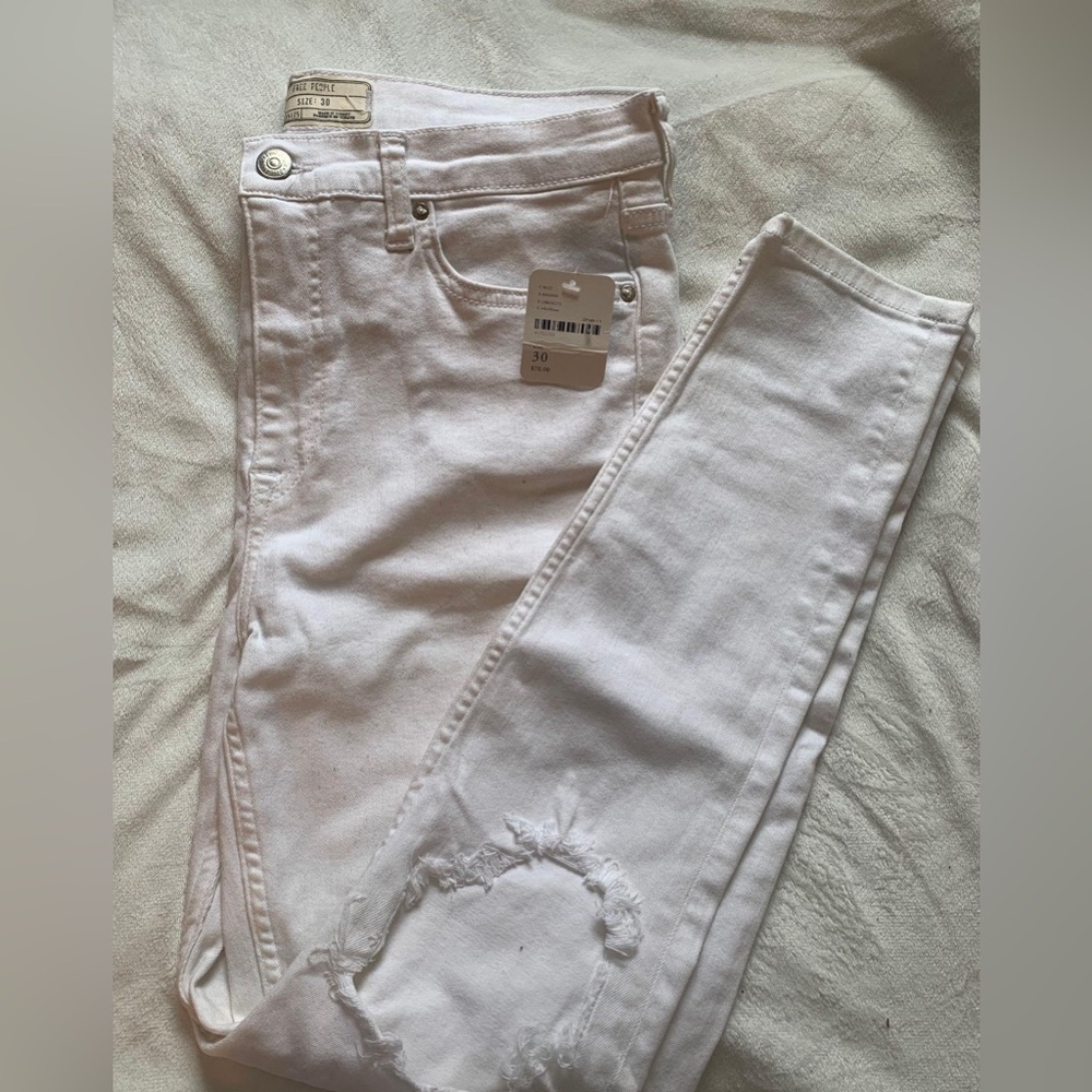 Free people white jeans NWT